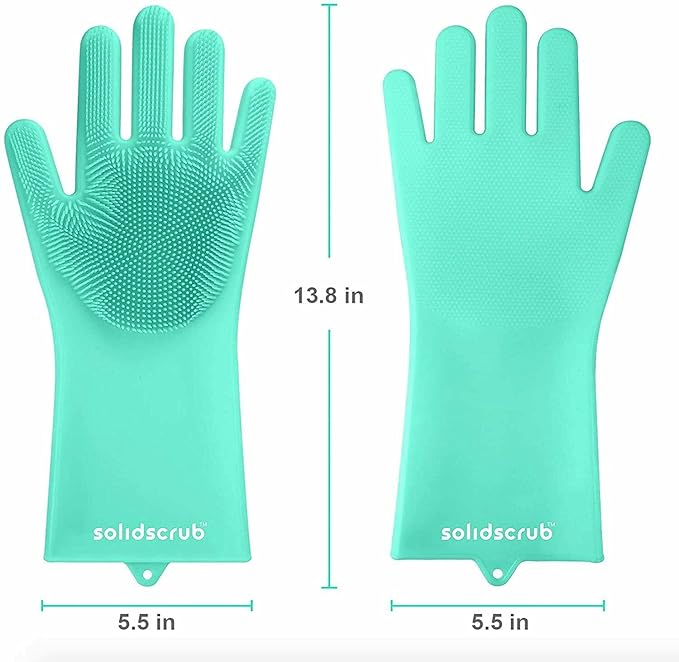 Silicone Dish Washing Gloves for Kitchen Cleaning