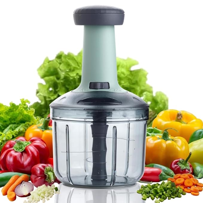 Hand-Press Vegetable Chopper
