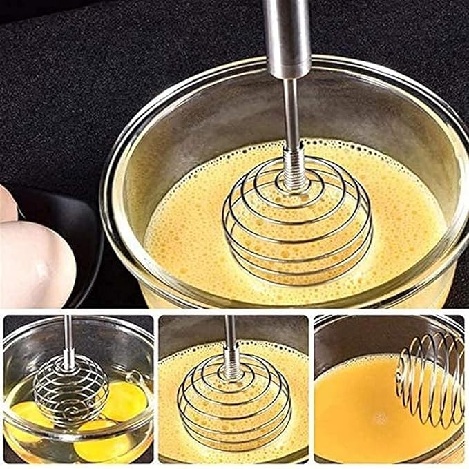 Handheld Steel Wire Egg Whisk Hand Egg Mixer
